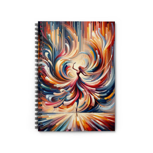 Life Grandest Ballroom Spiral Notebook - Ruled Line - ATUH.ART