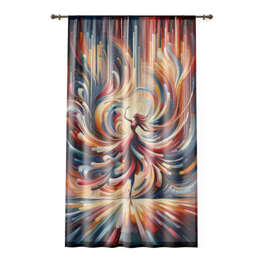 Life Grandest Ballroom Window Curtain - ATUH.ART
