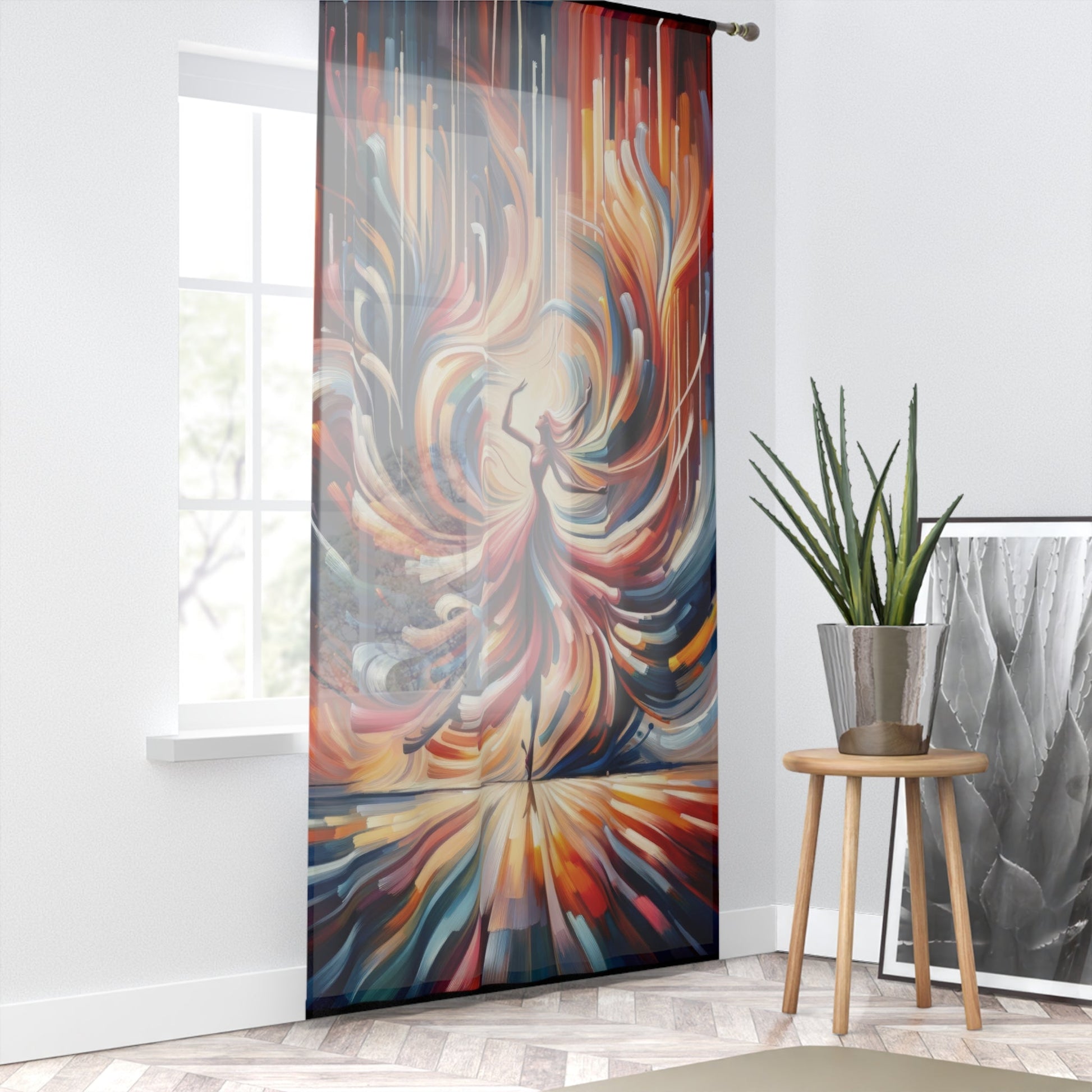 Life Grandest Ballroom Window Curtain - ATUH.ART