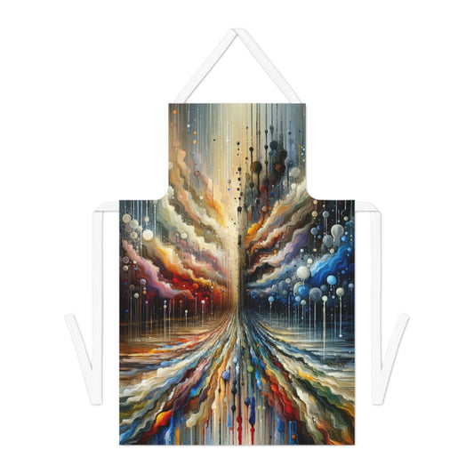Linguistic Resonance Cascade Adult Apron (AOP) - ATUH.ART