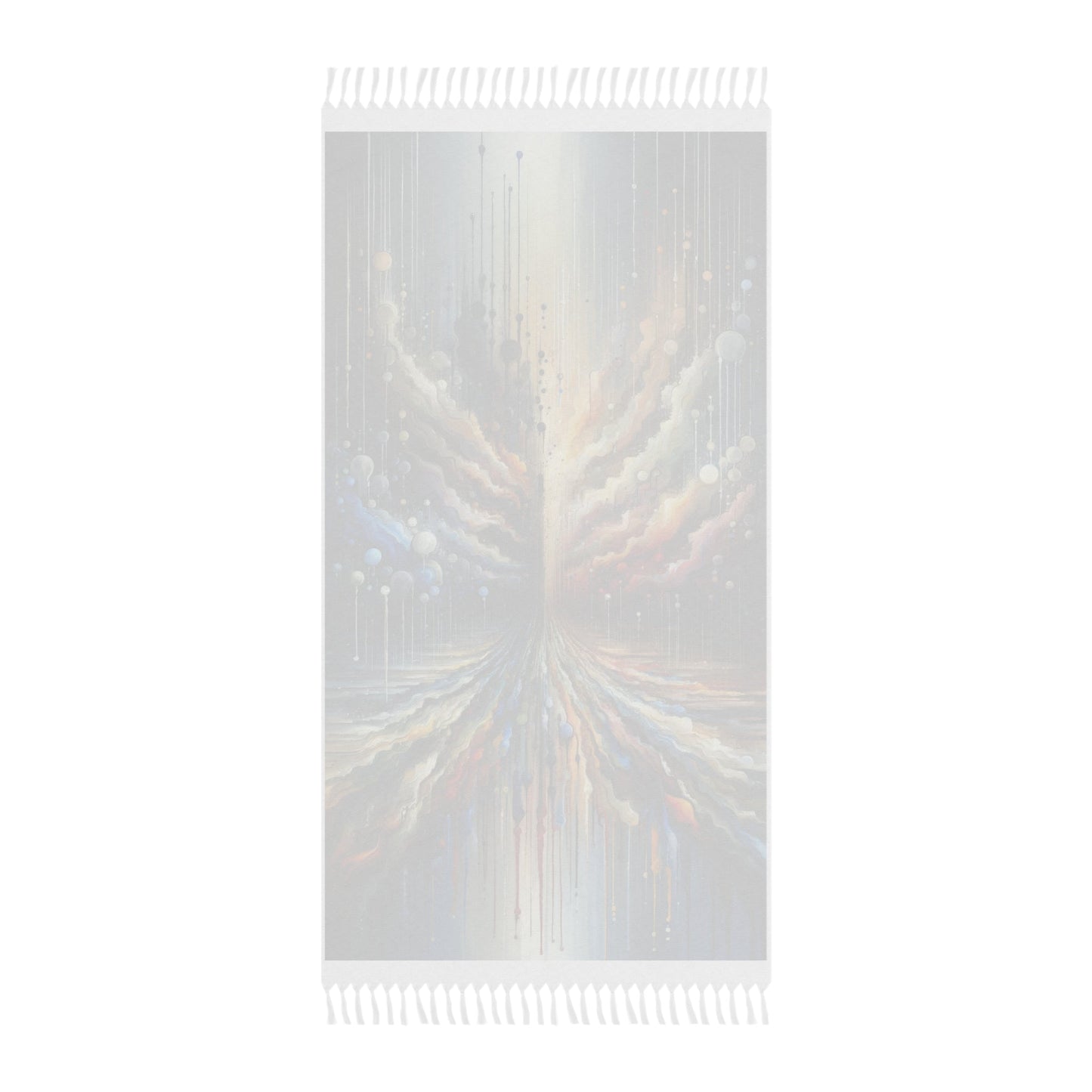Linguistic Resonance Cascade Boho Beach Cloth - ATUH.ART