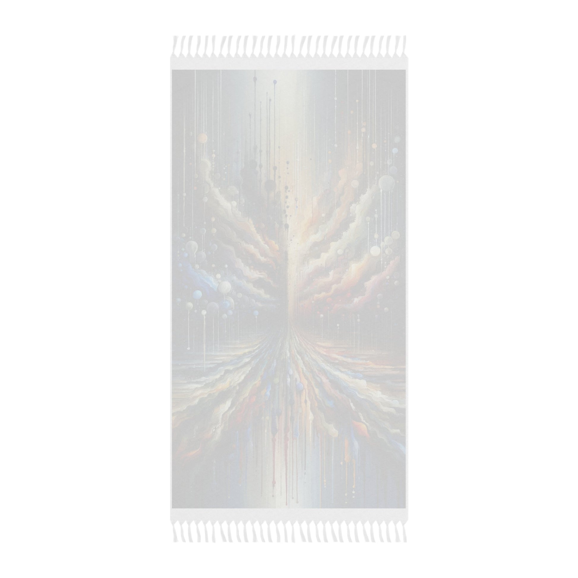 Linguistic Resonance Cascade Boho Beach Cloth - ATUH.ART