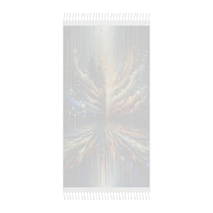 Linguistic Resonance Cascade Boho Beach Cloth - ATUH.ART