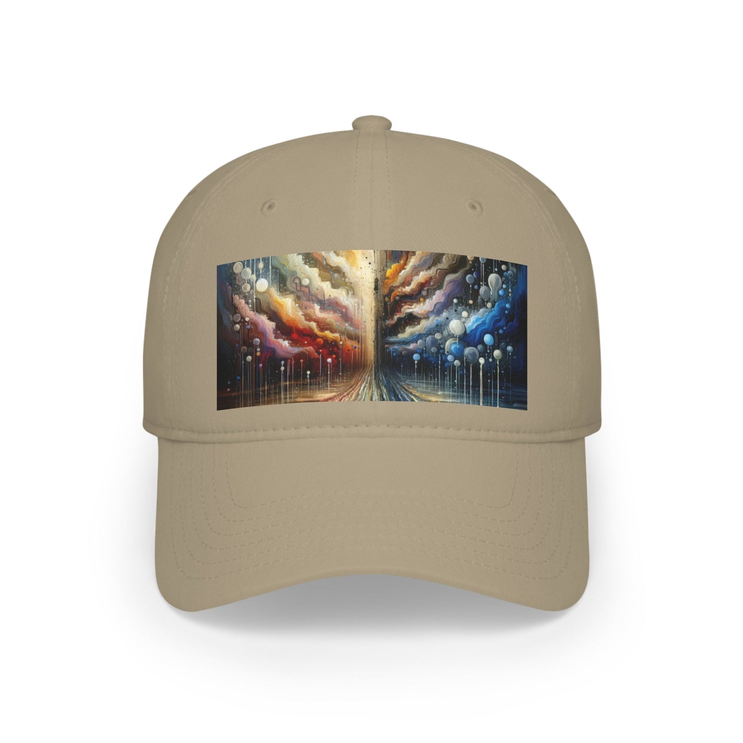 Linguistic Resonance Cascade Low Profile Baseball Cap - ATUH.ART