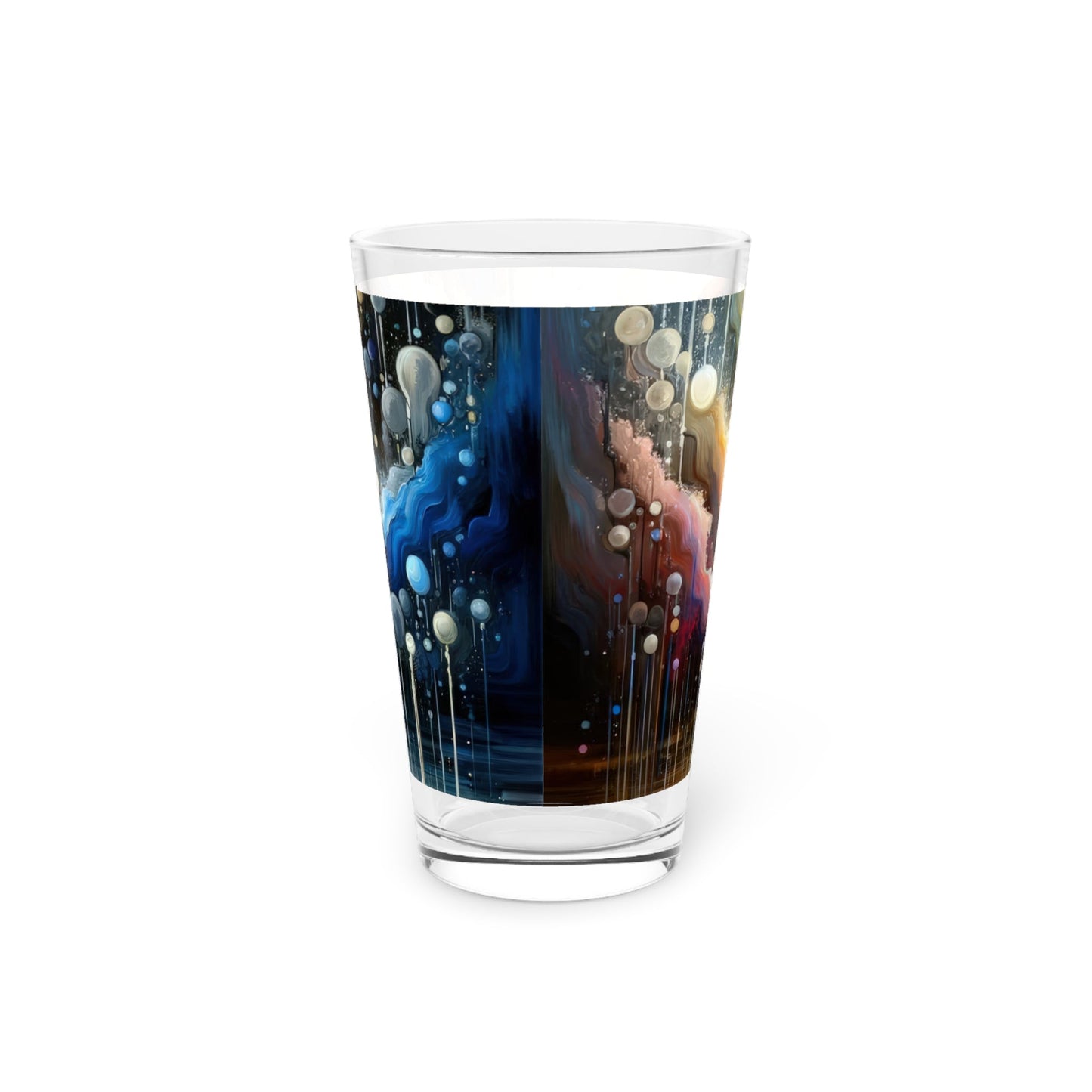 Linguistic Resonance Cascade Pint Glass, 16oz - ATUH.ART