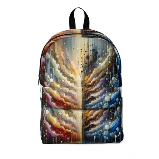 Linguistic Resonance Cascade Unisex Classic Backpack - ATUH.ART