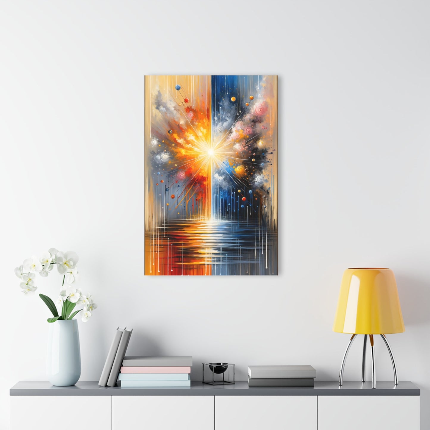 Luminous Abstract Tachism Acrylic Prints (French Cleat Hanging) - ATUH.ART