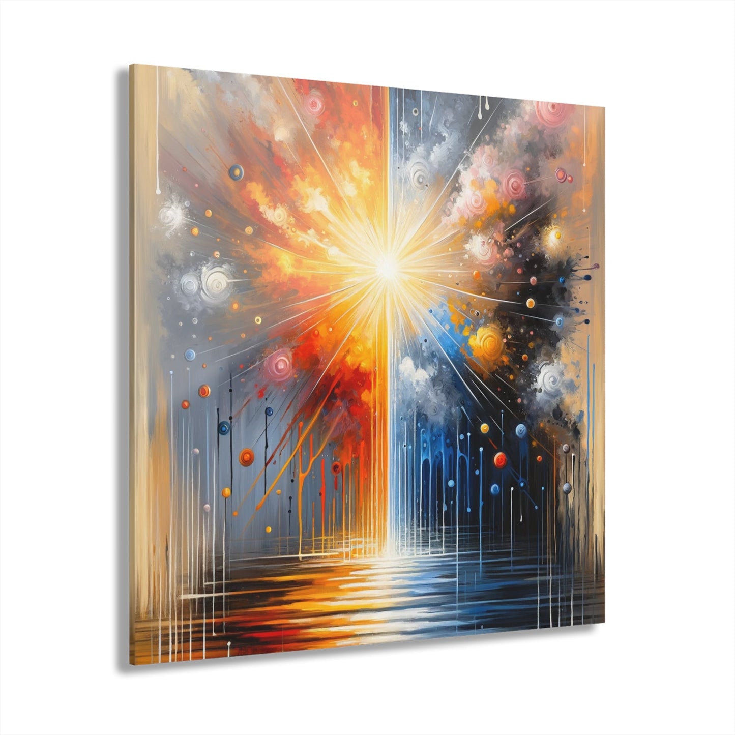Luminous Abstract Tachism Acrylic Prints (French Cleat Hanging) - ATUH.ART
