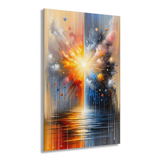 Luminous Abstract Tachism Acrylic Prints (French Cleat Hanging) - ATUH.ART