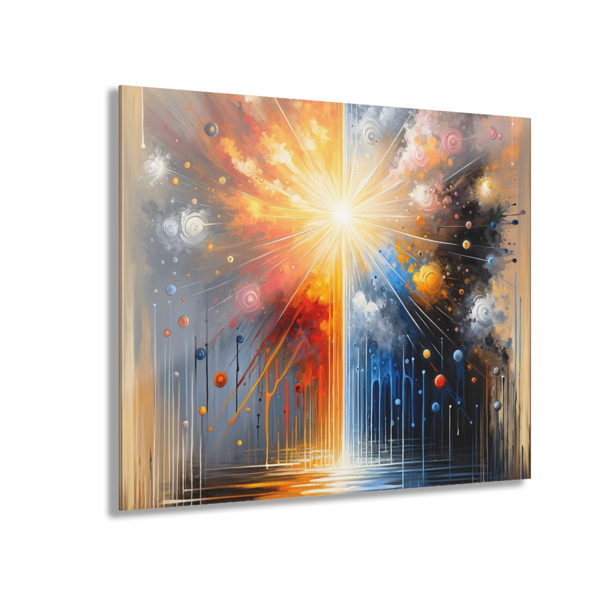 Luminous Abstract Tachism Acrylic Prints (French Cleat Hanging) - ATUH.ART