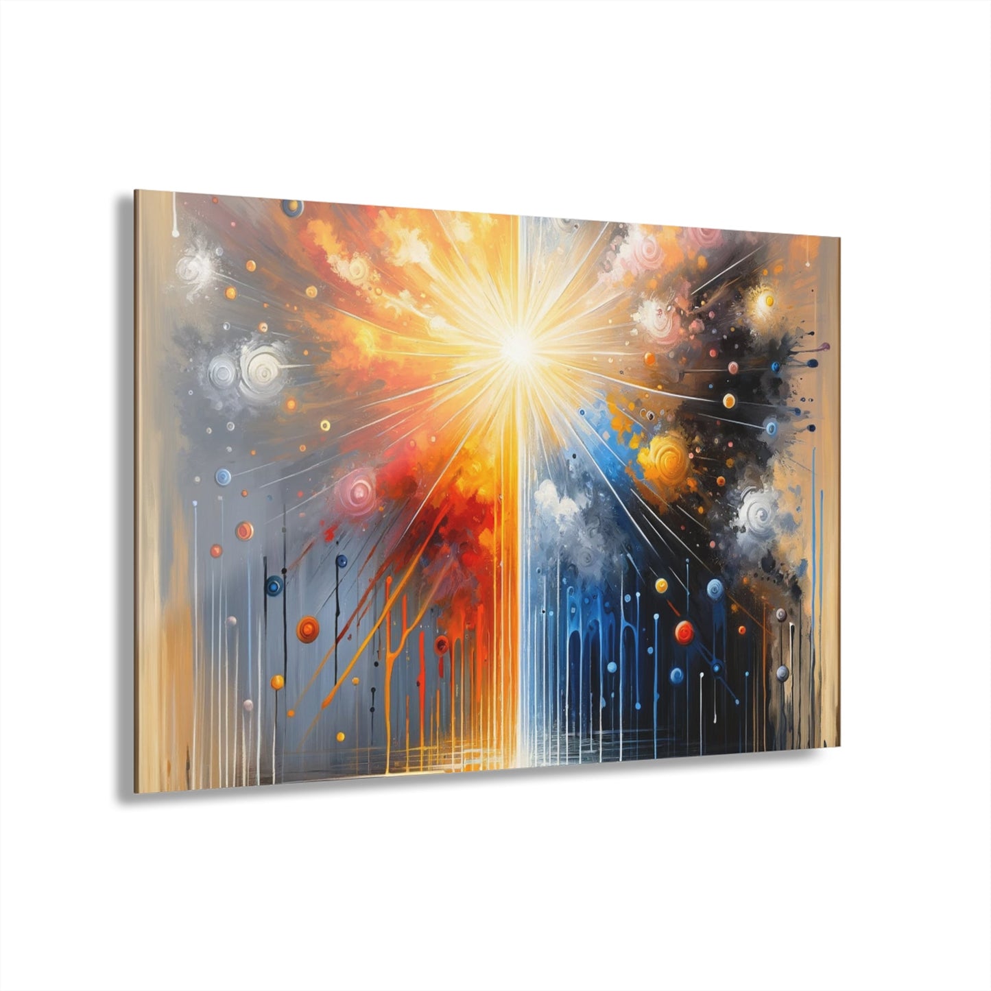 Luminous Abstract Tachism Acrylic Prints (French Cleat Hanging) - ATUH.ART