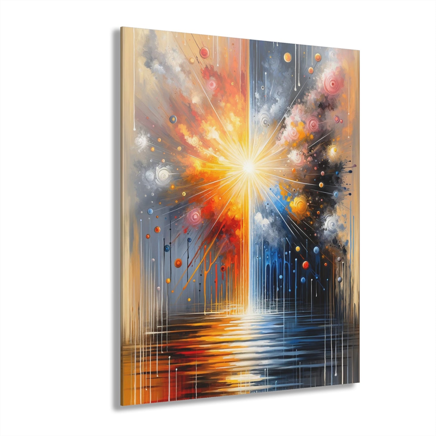Luminous Abstract Tachism Acrylic Prints (French Cleat Hanging) - ATUH.ART