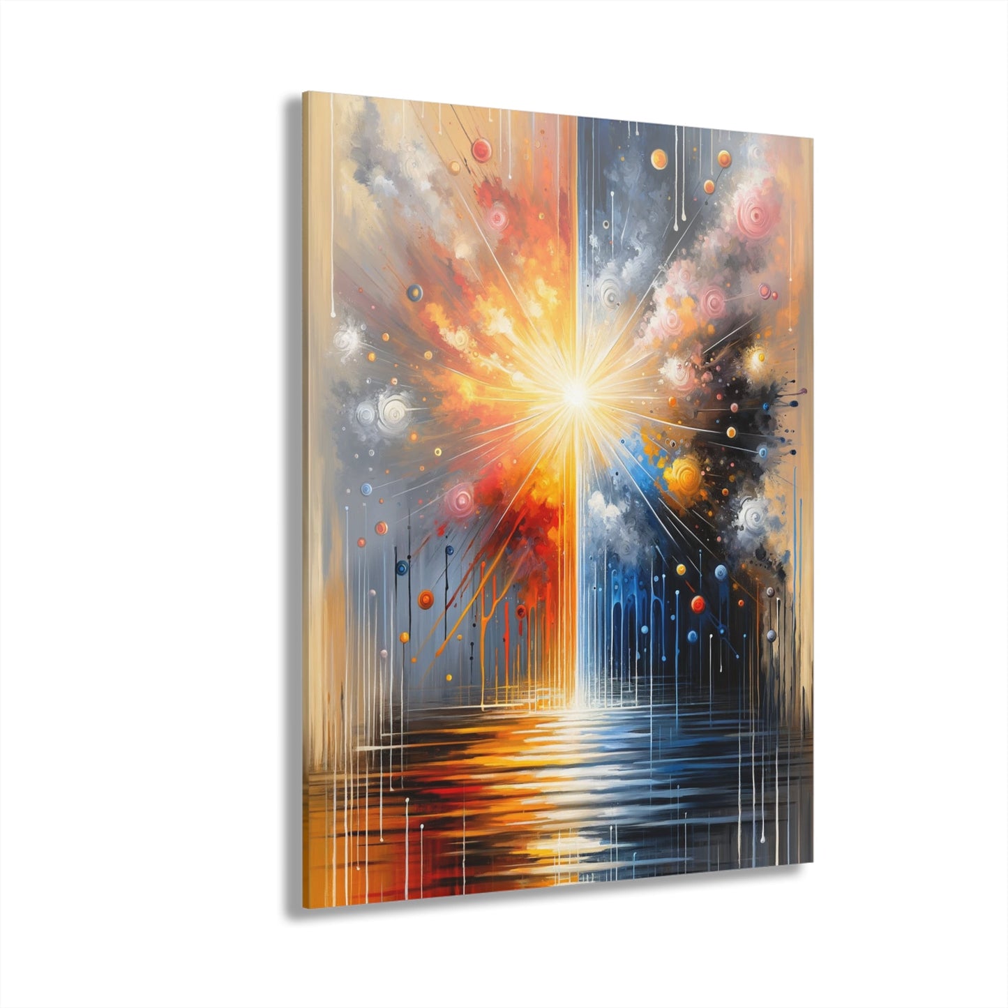 Luminous Abstract Tachism Acrylic Prints (French Cleat Hanging) - ATUH.ART