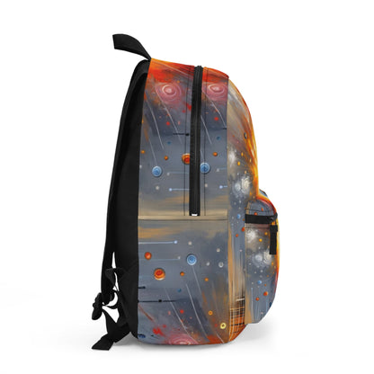 Luminous Abstract Tachism Backpack - ATUH.ART