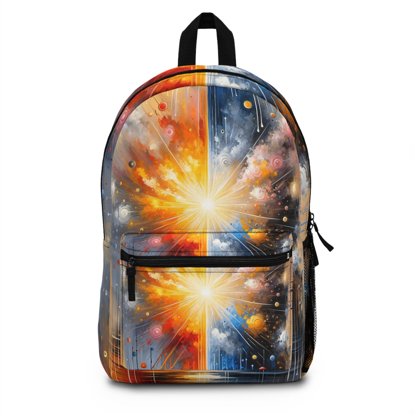 Luminous Abstract Tachism Backpack - ATUH.ART