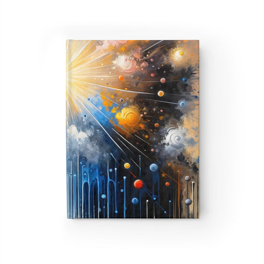 Luminous Abstract Tachism Journal - Blank - ATUH.ART