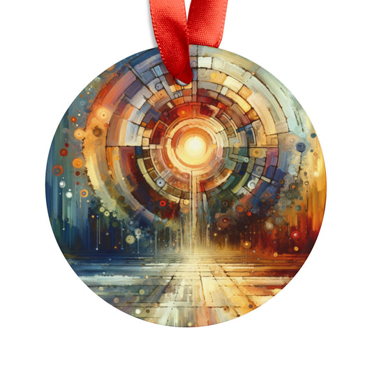 Majestic Quest Aura Acrylic Ornament with Ribbon - ATUH.ART
