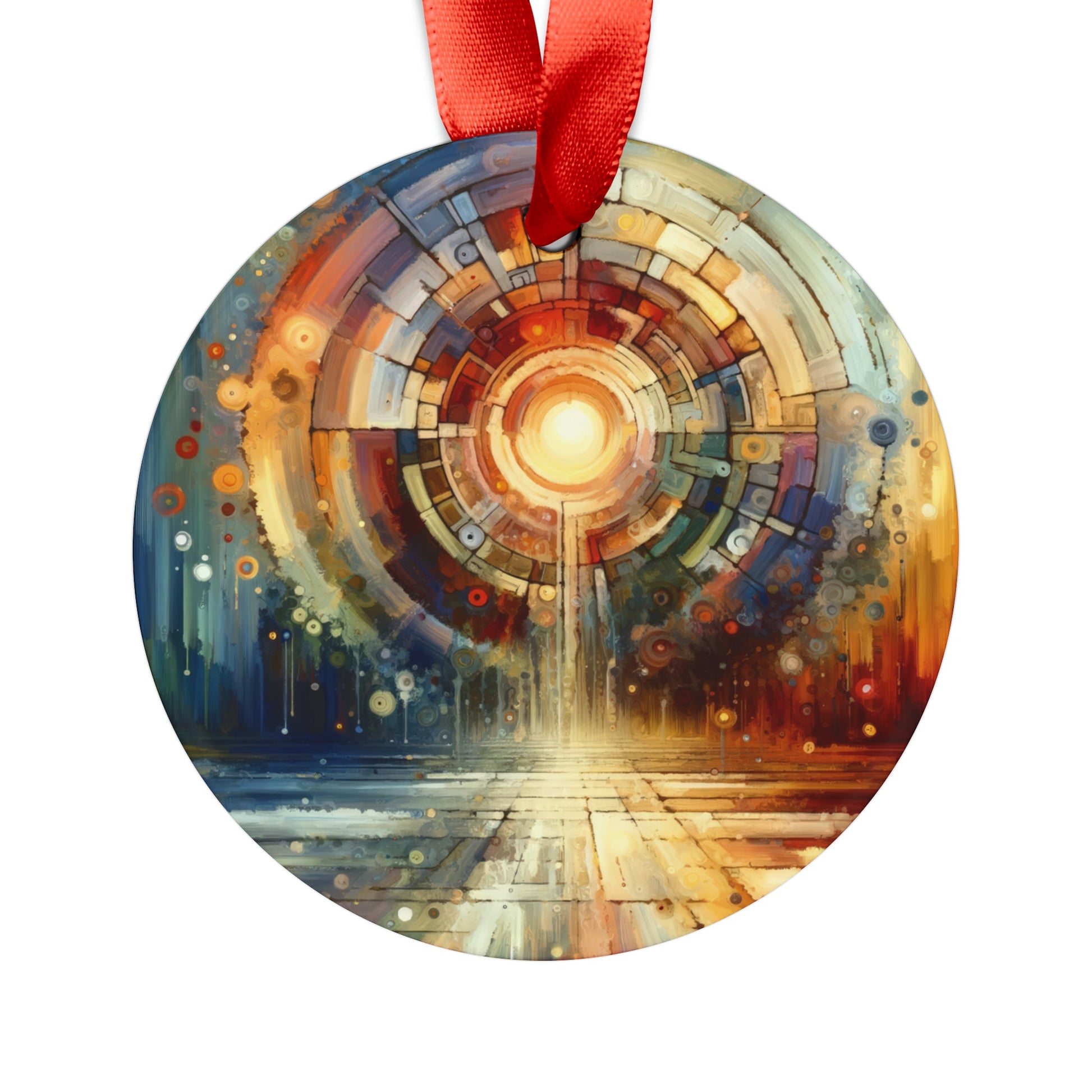 Majestic Quest Aura Acrylic Ornament with Ribbon - ATUH.ART
