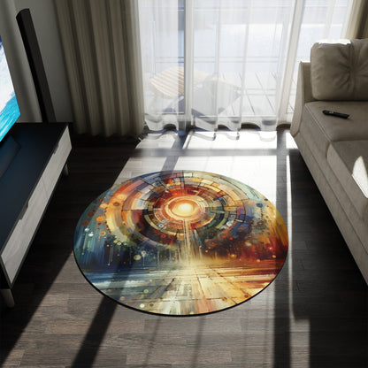 Majestic Quest Aura Round Rug - ATUH.ART
