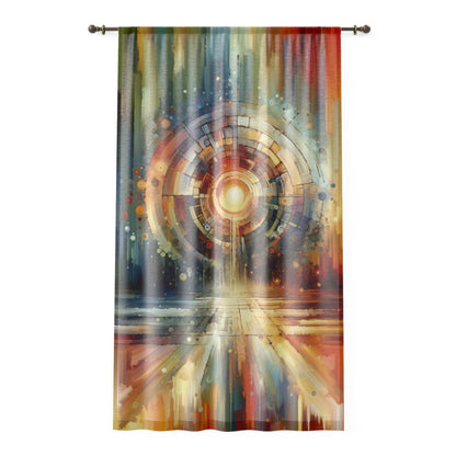 Majestic Quest Aura Window Curtain - ATUH.ART