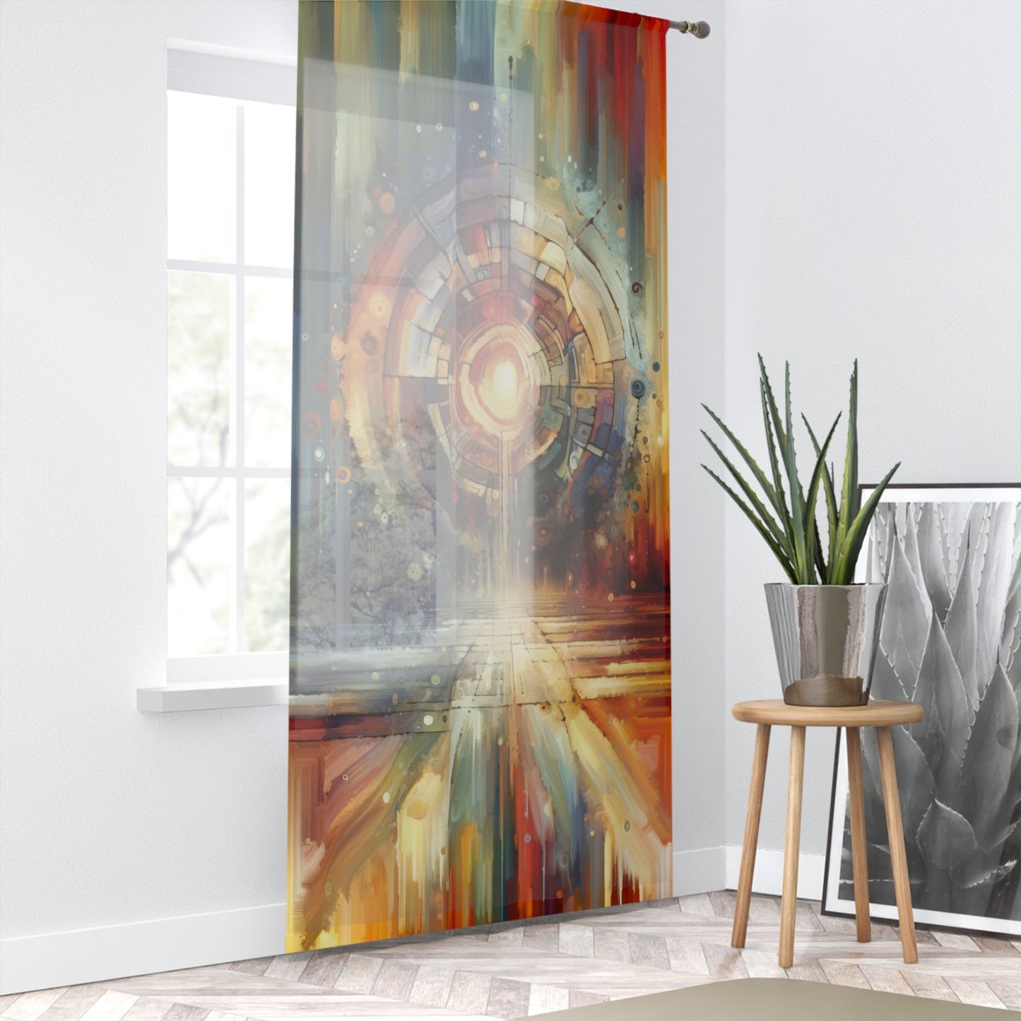 Majestic Quest Aura Window Curtain - ATUH.ART