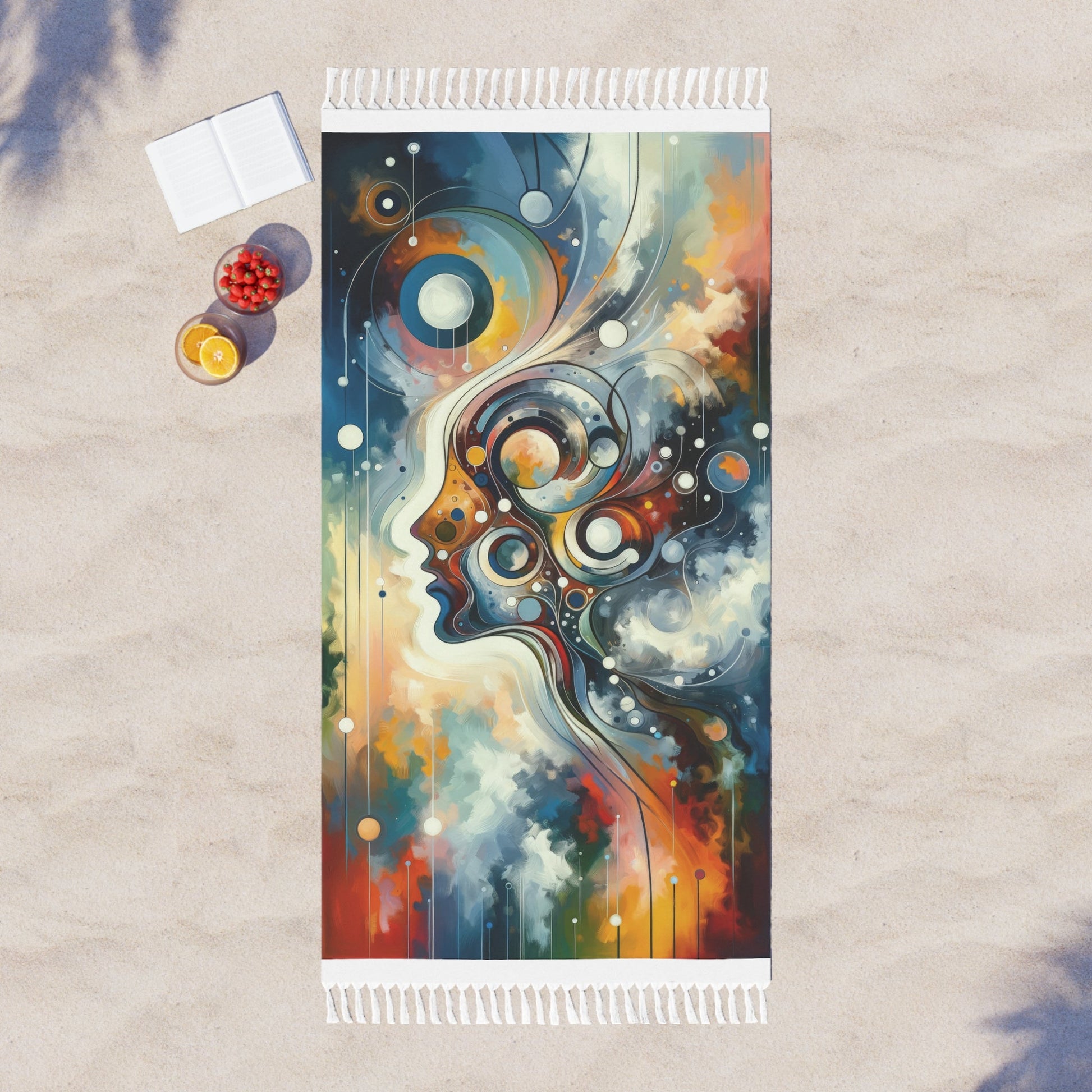 Marvel Uniting Dialogue Boho Beach Cloth - ATUH.ART