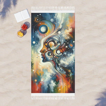 Marvel Uniting Dialogue Boho Beach Cloth - ATUH.ART