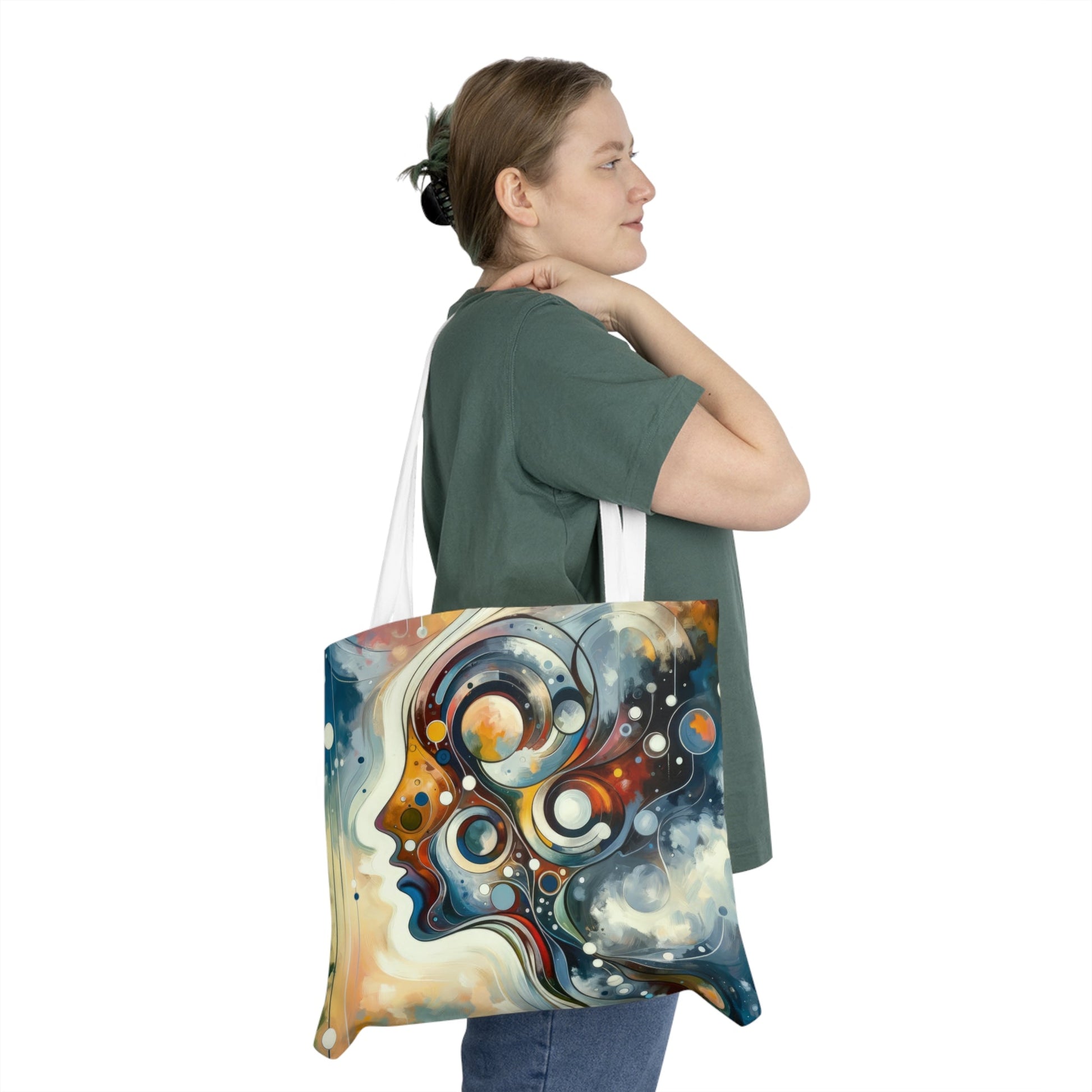 Marvel Uniting Dialogue Shoulder Tote Bag (AOP) - ATUH.ART