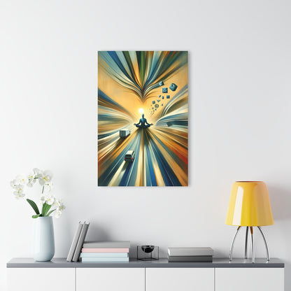 Meditative Commute Flow Acrylic Prints (French Cleat Hanging) - ATUH.ART