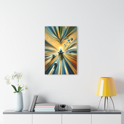 Meditative Commute Flow Acrylic Prints (French Cleat Hanging) - ATUH.ART