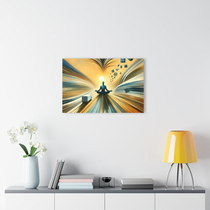 Meditative Commute Flow Acrylic Prints (French Cleat Hanging) - ATUH.ART