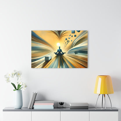Meditative Commute Flow Acrylic Prints (French Cleat Hanging) - ATUH.ART