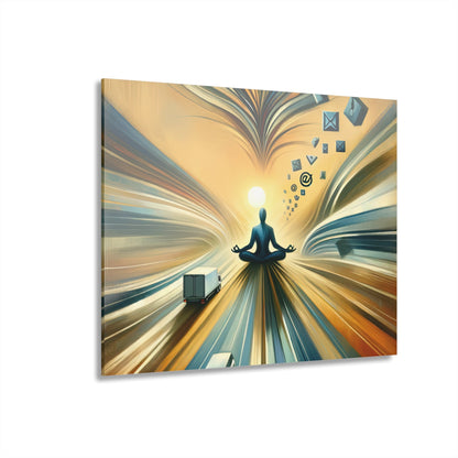 Meditative Commute Flow Acrylic Prints (French Cleat Hanging) - ATUH.ART