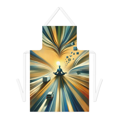 Meditative Commute Flow Adult Apron (AOP) - ATUH.ART