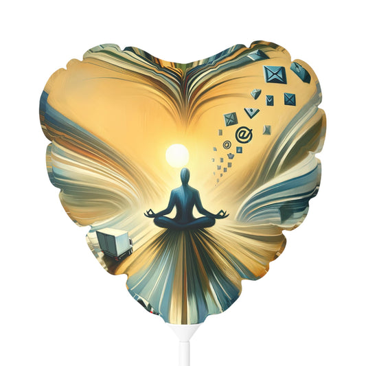 Meditative Commute Flow Balloon (Round and Heart-shaped), 11" - ATUH.ART