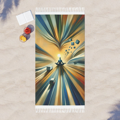 Meditative Commute Flow Boho Beach Cloth - ATUH.ART