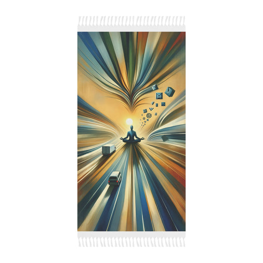 Meditative Commute Flow Boho Beach Cloth - ATUH.ART