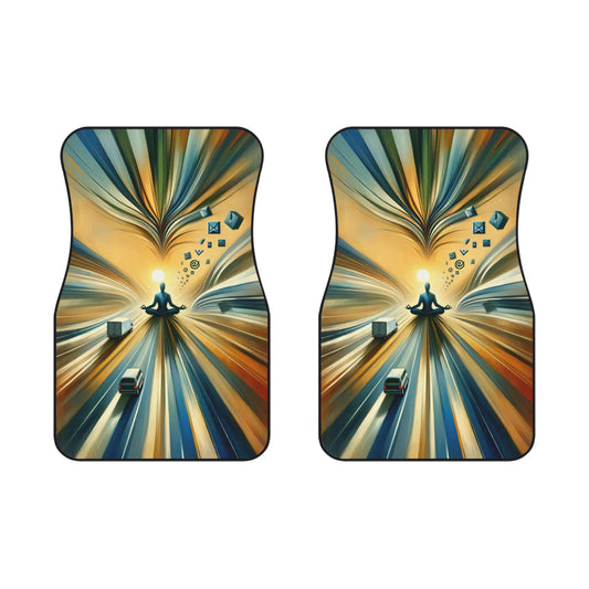 Meditative Commute Flow Car Mats (2x Front) - ATUH.ART