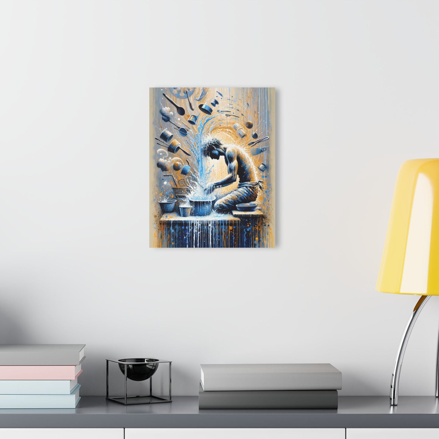 Meditative Kinetic Tachism Acrylic Prints (French Cleat Hanging) - ATUH.ART