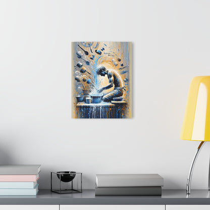 Meditative Kinetic Tachism Acrylic Prints (French Cleat Hanging) - ATUH.ART