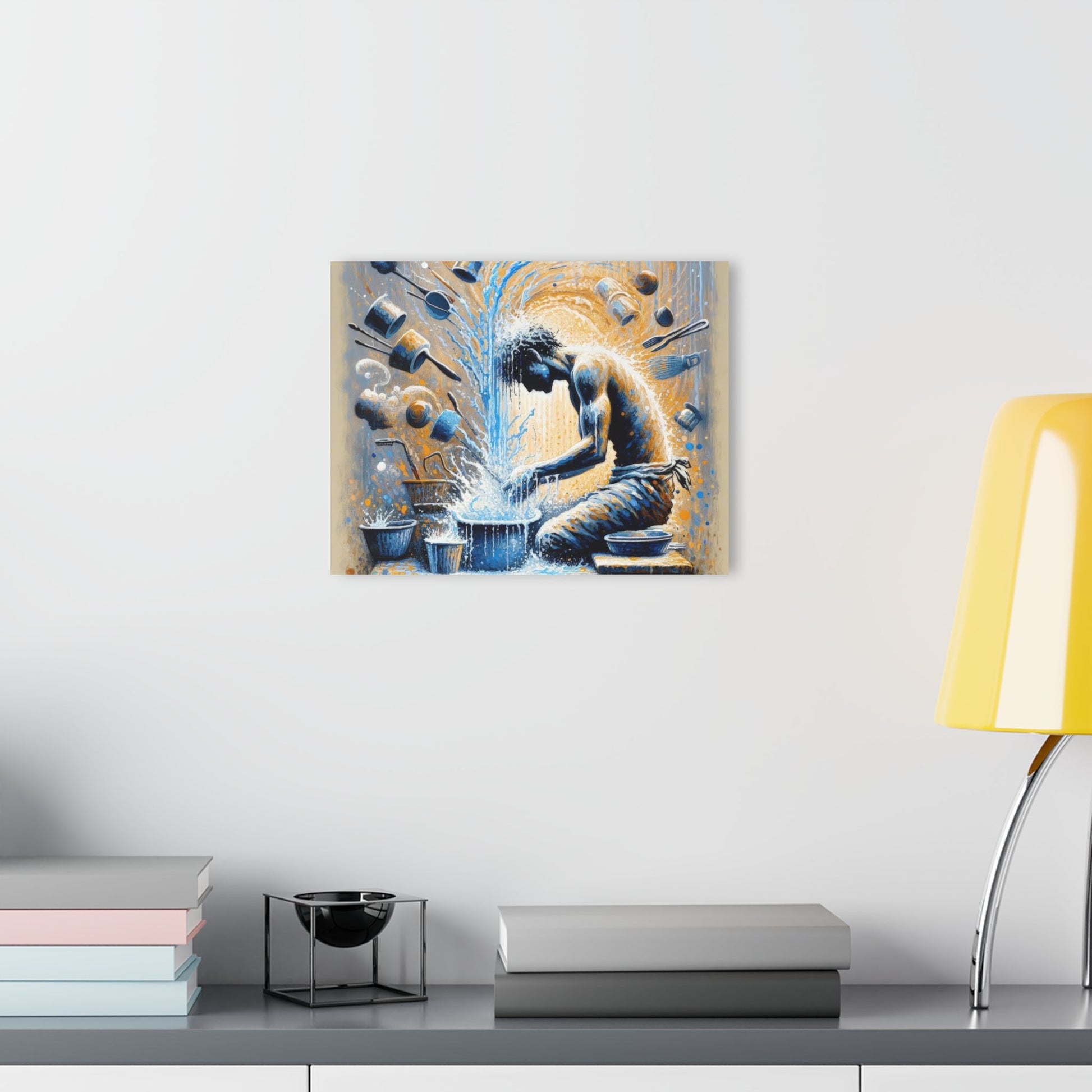 Meditative Kinetic Tachism Acrylic Prints (French Cleat Hanging) - ATUH.ART
