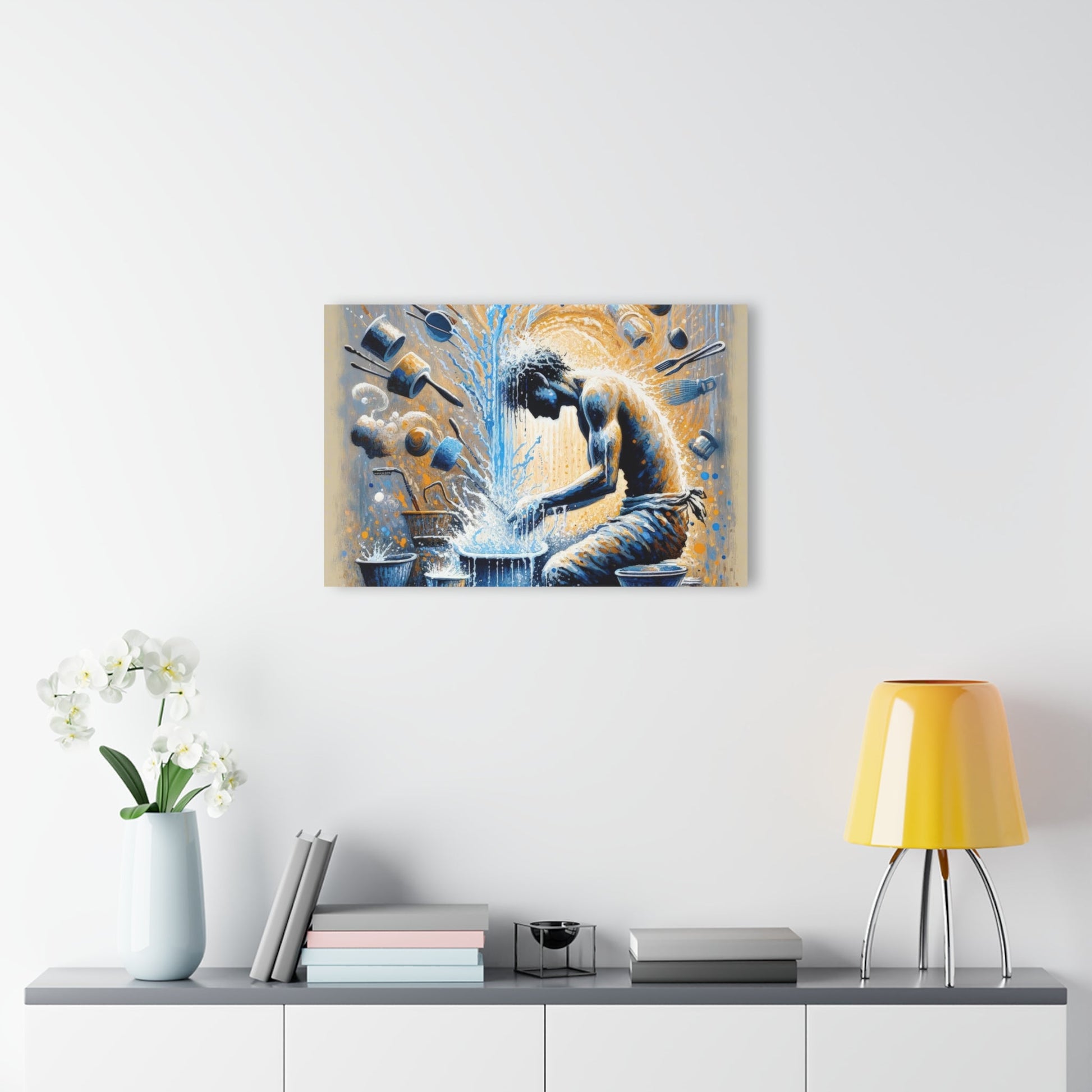 Meditative Kinetic Tachism Acrylic Prints (French Cleat Hanging) - ATUH.ART