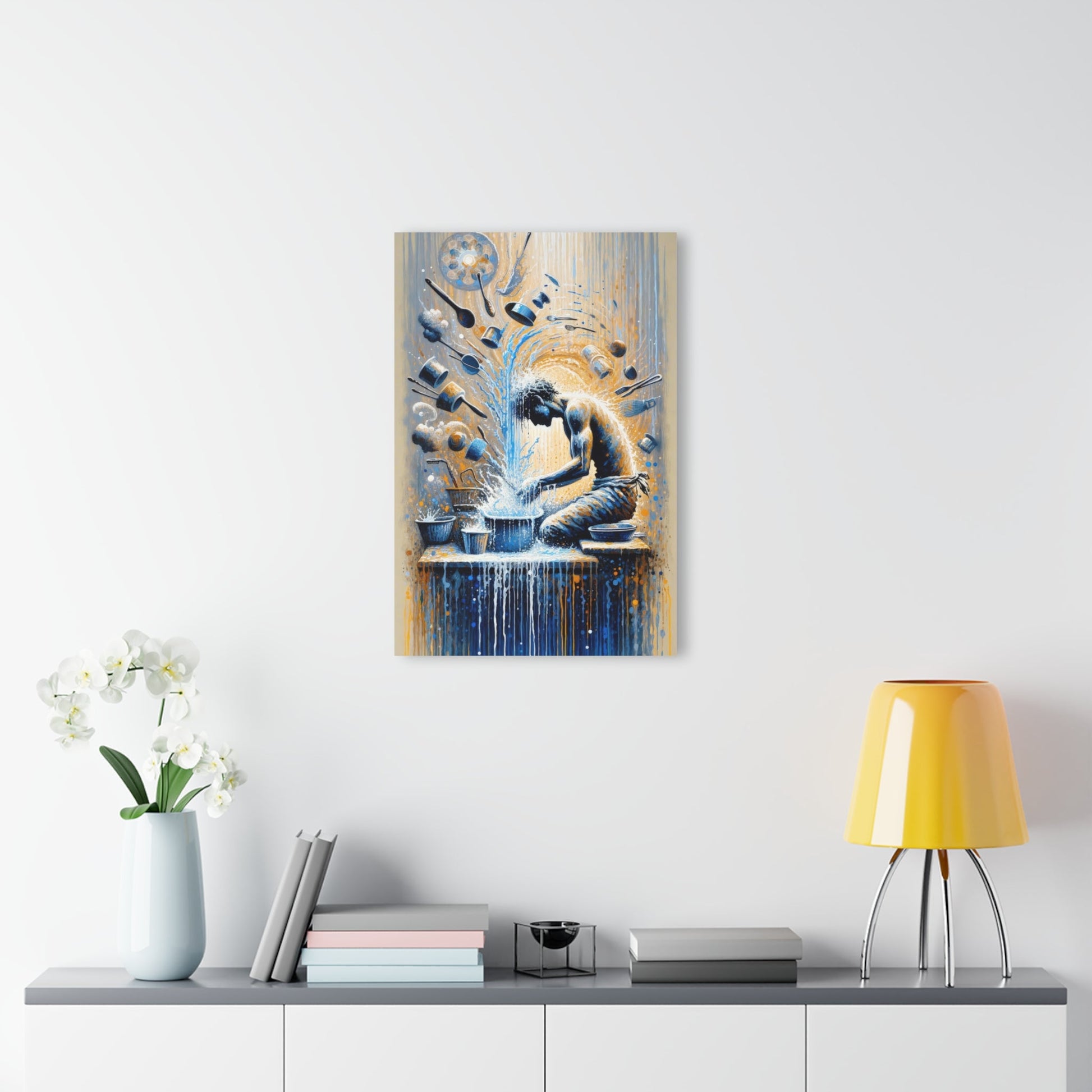 Meditative Kinetic Tachism Acrylic Prints (French Cleat Hanging) - ATUH.ART