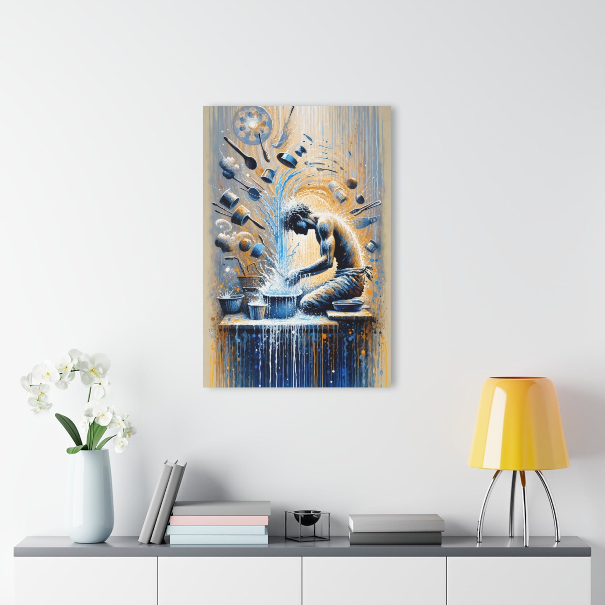 Meditative Kinetic Tachism Acrylic Prints (French Cleat Hanging) - ATUH.ART