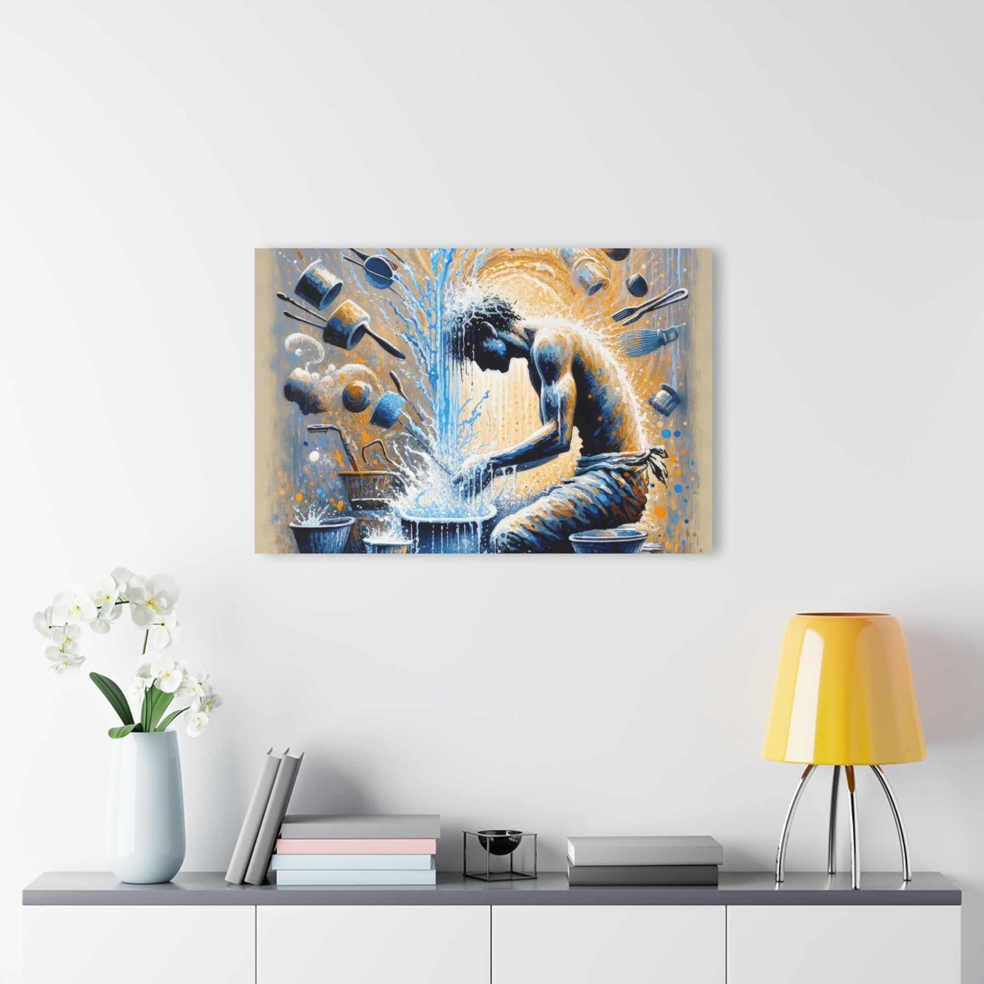 Meditative Kinetic Tachism Acrylic Prints (French Cleat Hanging) - ATUH.ART