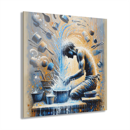 Meditative Kinetic Tachism Acrylic Prints (French Cleat Hanging) - ATUH.ART
