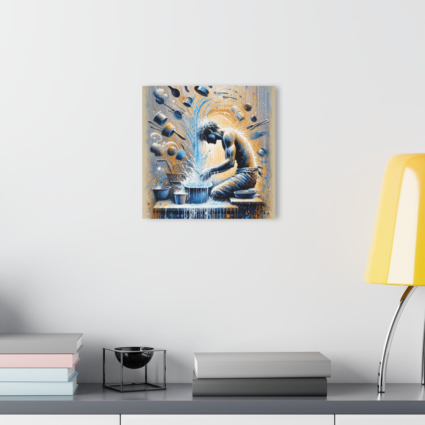 Meditative Kinetic Tachism Acrylic Prints (French Cleat Hanging) - ATUH.ART