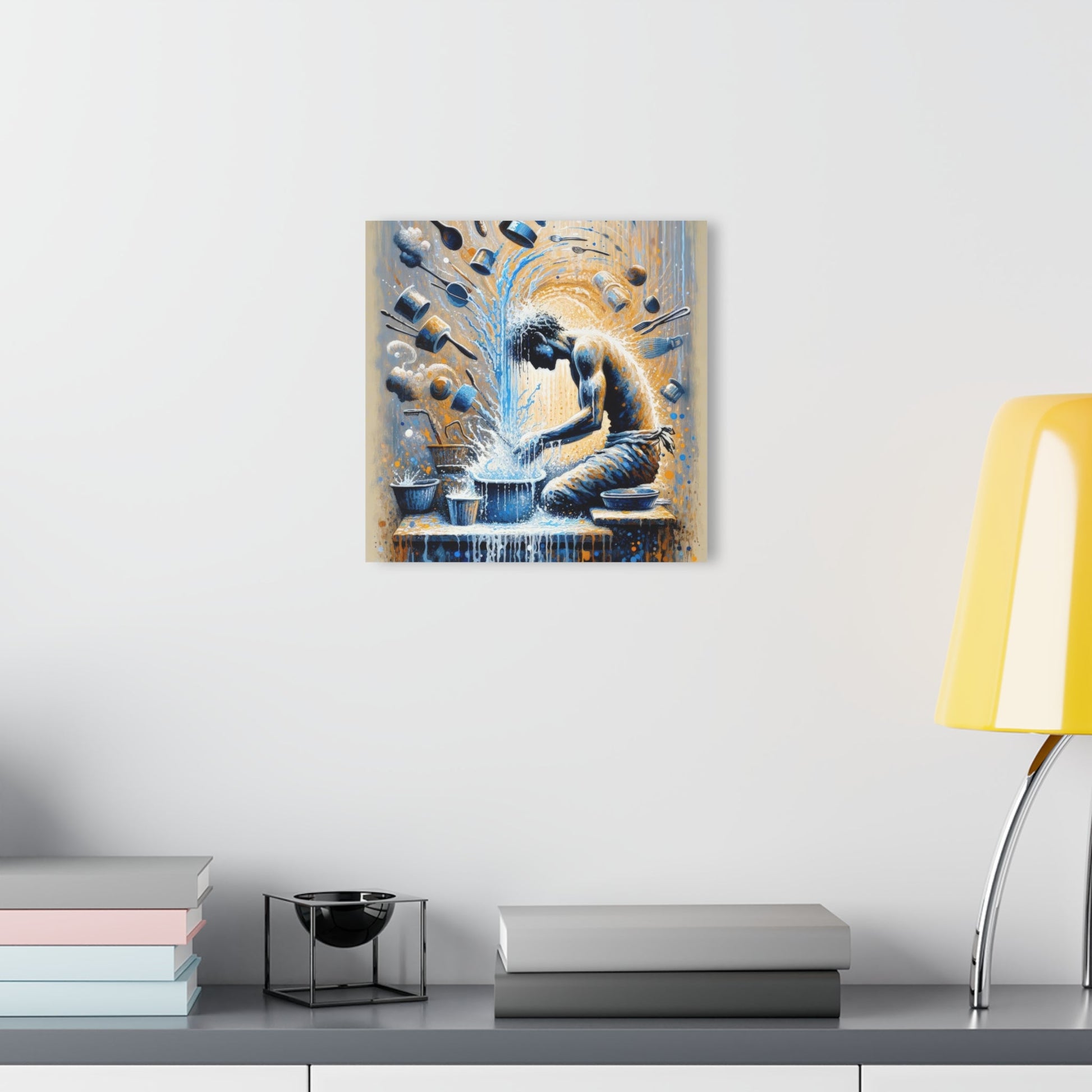 Meditative Kinetic Tachism Acrylic Prints (French Cleat Hanging) - ATUH.ART
