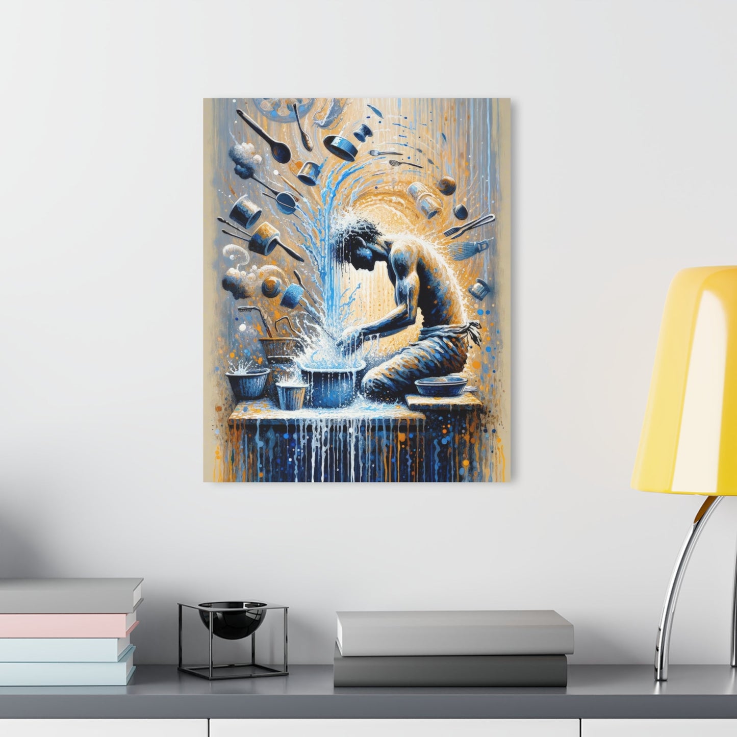 Meditative Kinetic Tachism Acrylic Prints (French Cleat Hanging) - ATUH.ART