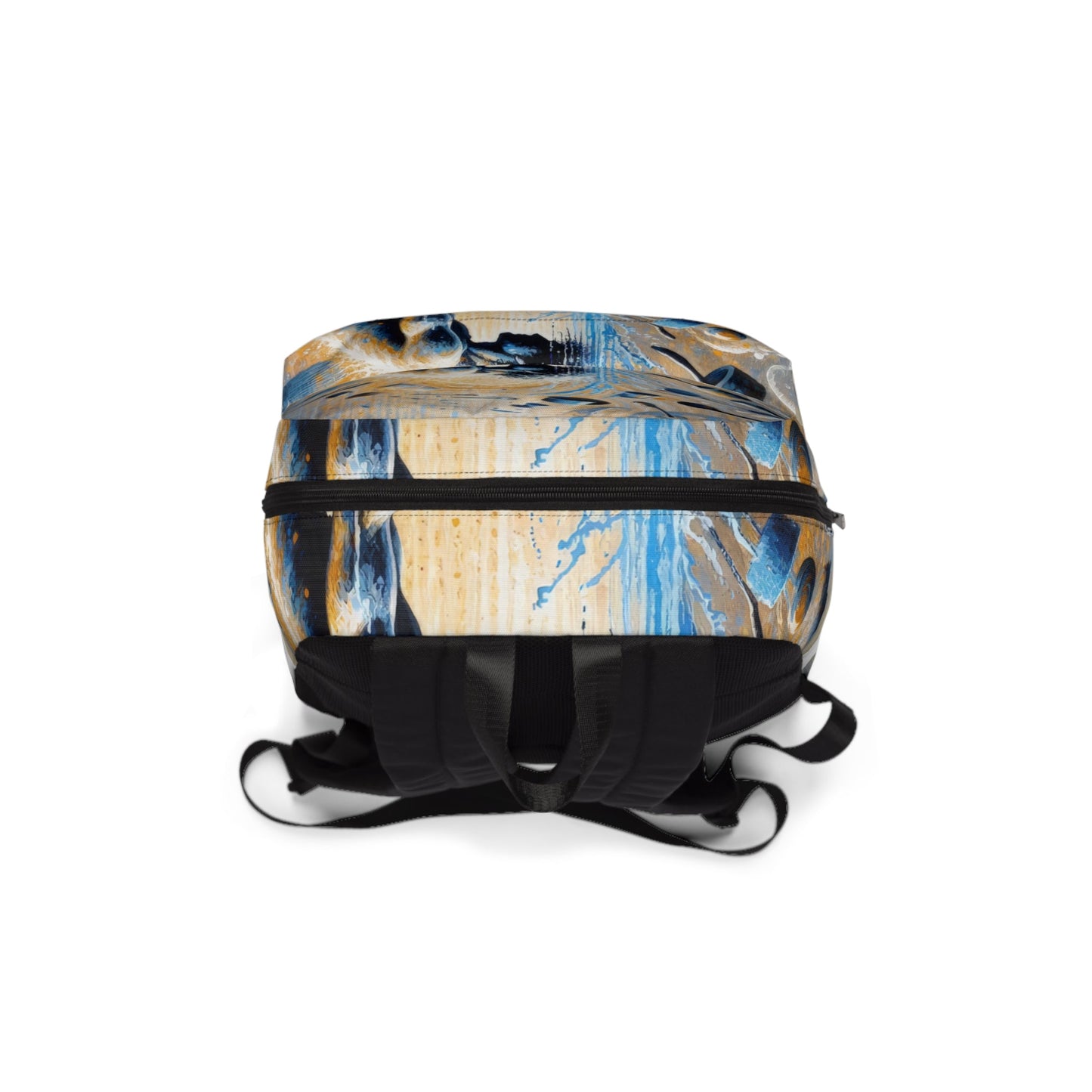 Meditative Kinetic Tachism Unisex Classic Backpack - ATUH.ART